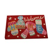 Welcome Home Winter Doormat - 2'6" x 4'